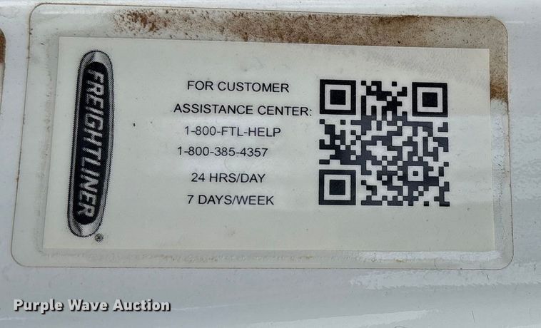 image for item YA2227 2020 Freightliner 114SD crane truck