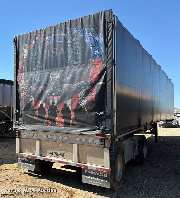 image for item YA2467 2022 Extreme Trailers side curtain trailer
