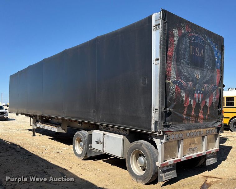 image for item YA2467 2022 Extreme Trailers side curtain trailer