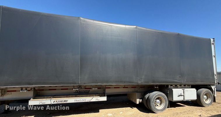 image for item YA2467 2022 Extreme Trailers side curtain trailer