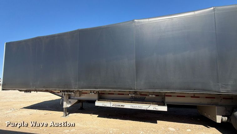 image for item YA2467 2022 Extreme Trailers side curtain trailer