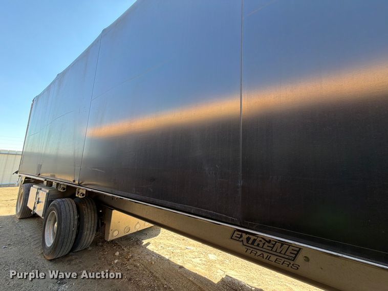image for item YA2467 2022 Extreme Trailers side curtain trailer