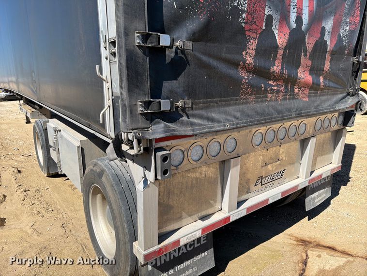 image for item YA2467 2022 Extreme Trailers side curtain trailer