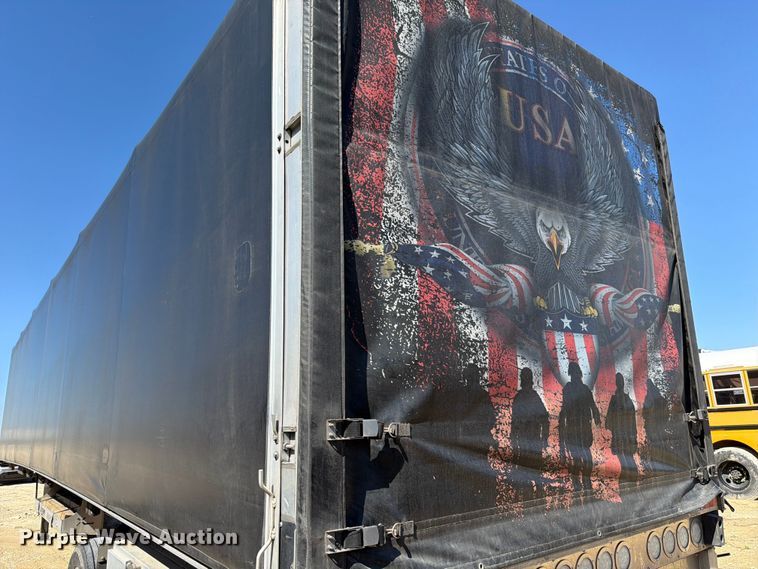 image for item YA2467 2022 Extreme Trailers side curtain trailer