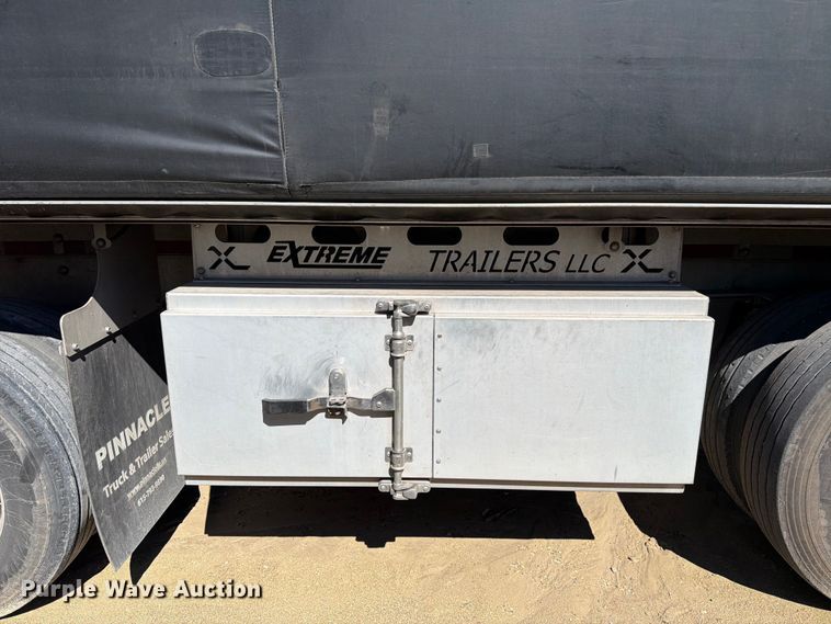 image for item YA2467 2022 Extreme Trailers side curtain trailer