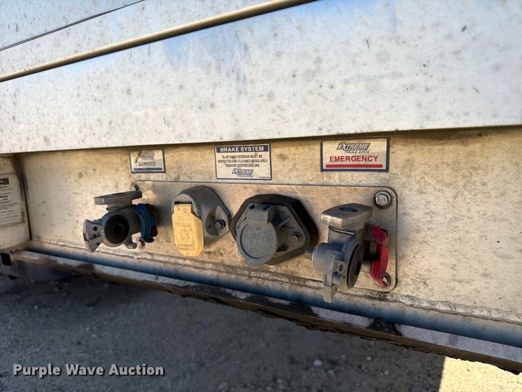 image for item YA2467 2022 Extreme Trailers side curtain trailer