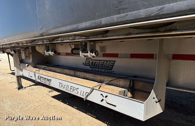 image for item YA2467 2022 Extreme Trailers side curtain trailer