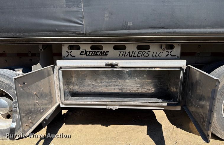 image for item YA2467 2022 Extreme Trailers side curtain trailer
