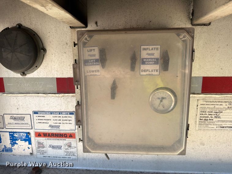 image for item YA2467 2022 Extreme Trailers side curtain trailer