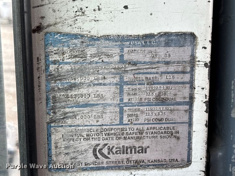 image for item YA2490 2008 Kalmar Ottawa yard truck