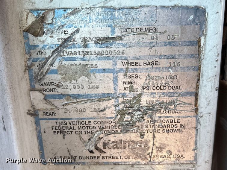 image for item YA2507 2005 Kalmar Ottawa yard truck