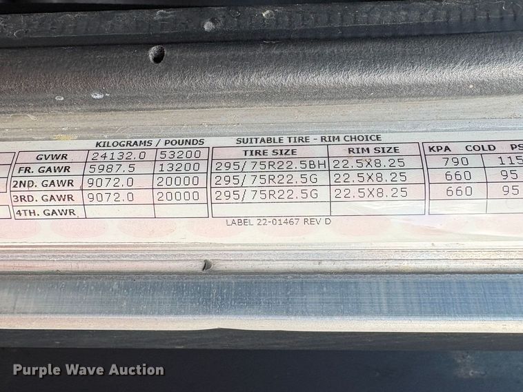 image for item YA2553 2023 Peterbilt 389 semi truck