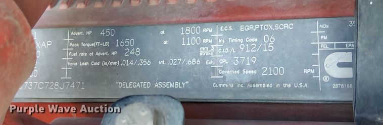 image for item YA2555 2013 Kenworth T6 Series semi truck