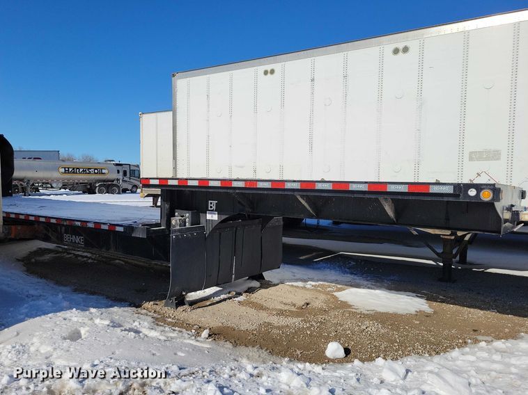 image for item YA2562 2024 Behnke Enterprises drop deck equipment trailer