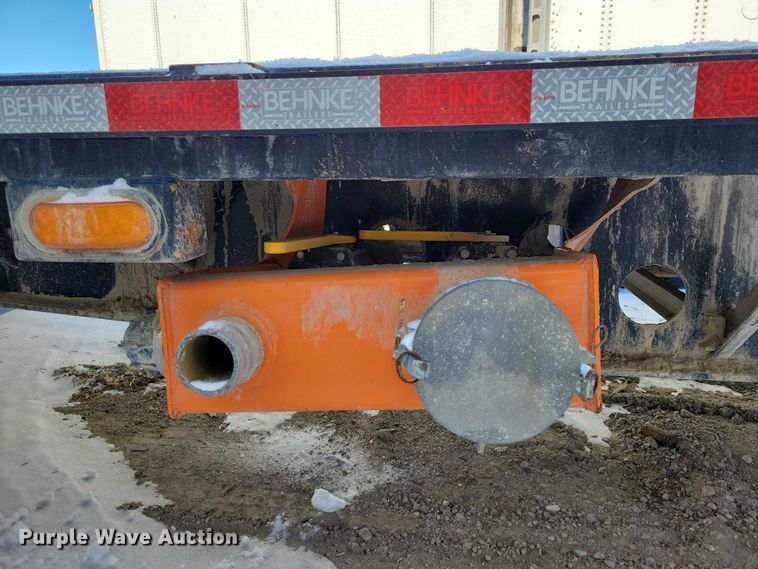 image for item YA2562 2024 Behnke Enterprises drop deck equipment trailer