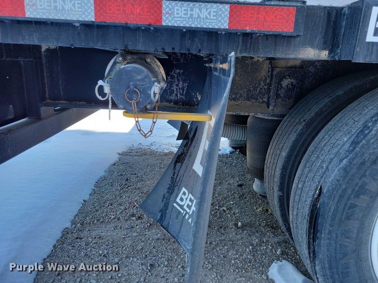 image for item YA2562 2024 Behnke Enterprises drop deck equipment trailer