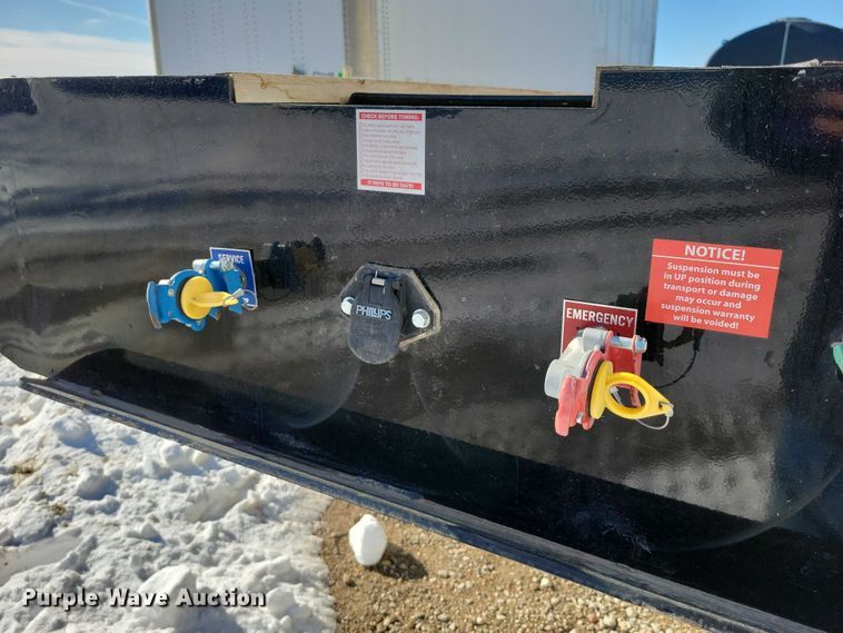 image for item YA2562 2024 Behnke Enterprises drop deck equipment trailer