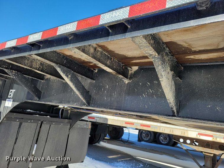 image for item YA2562 2024 Behnke Enterprises drop deck equipment trailer