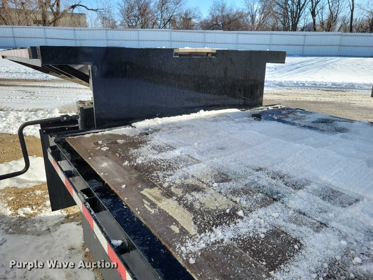 image for item YA2562 2024 Behnke Enterprises drop deck equipment trailer