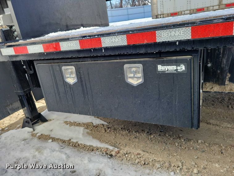 image for item YA2562 2024 Behnke Enterprises drop deck equipment trailer