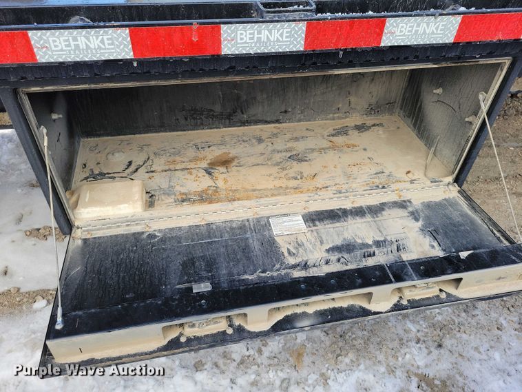 image for item YA2562 2024 Behnke Enterprises drop deck equipment trailer