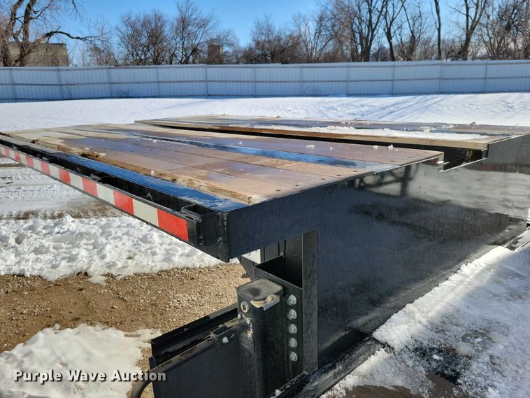 image for item YA2562 2024 Behnke Enterprises drop deck equipment trailer