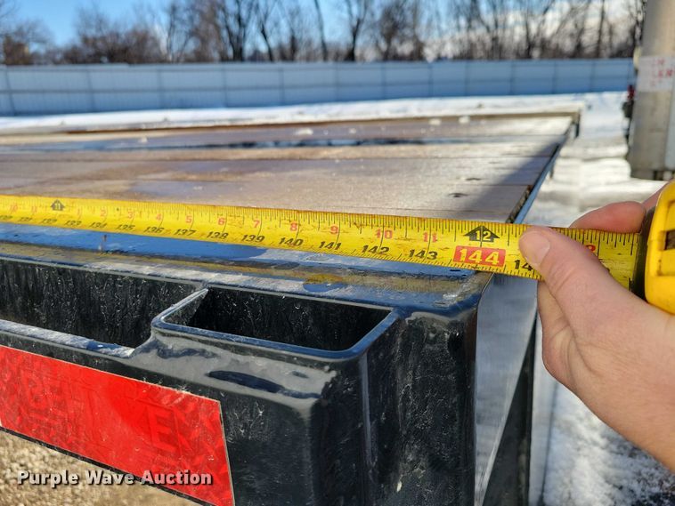 image for item YA2562 2024 Behnke Enterprises drop deck equipment trailer