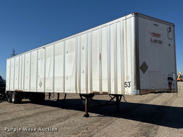 image for item YA2682 1995 Wabash dry van trailer