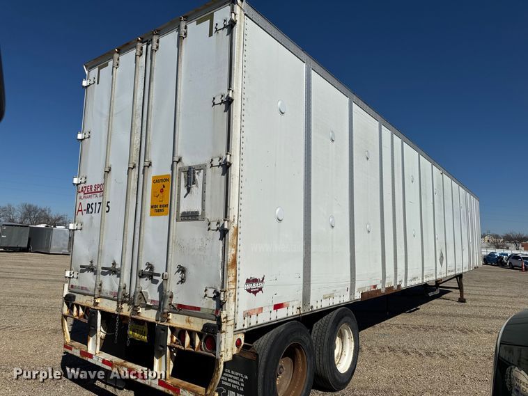 image for item YA2682 1995 Wabash dry van trailer