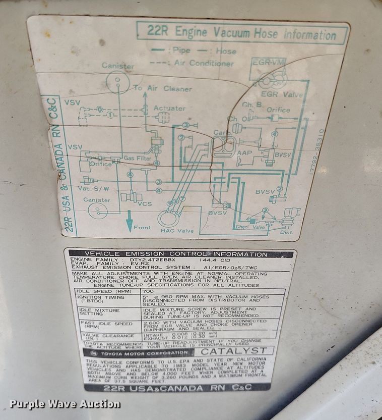 image for item BI9761 1983 Toyota Dolphin RV