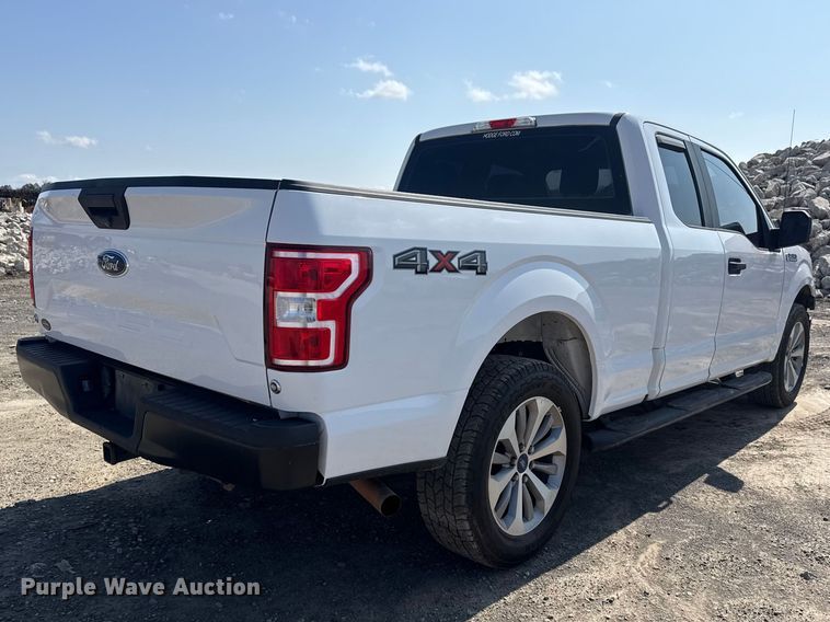 image for item DO8463 2018 Ford F150 Ext. Cab pickup truck