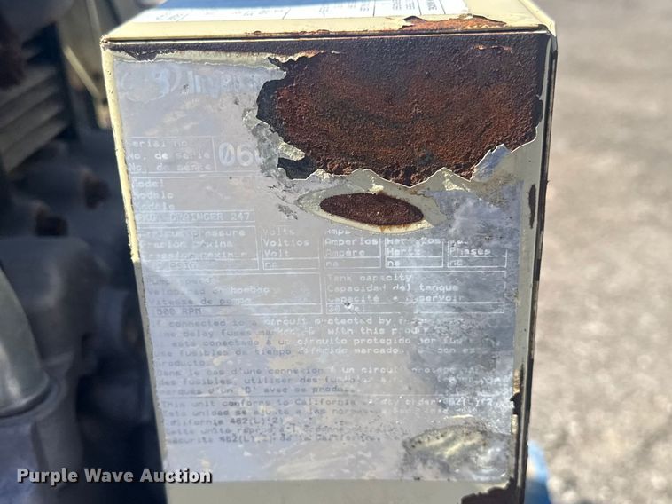 image for item DO8472 Ingersoll Rand 2575 air compressor