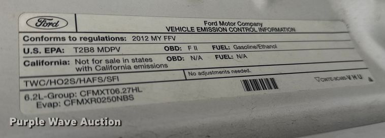 image for item DQ4347 2012 Ford F250 Super Duty XL flatbed pickup truck