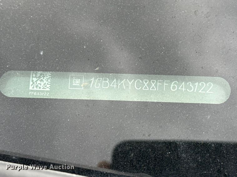 image for item DQ4366 2015 Chevrolet Silverado 3500HD Crew Cab flatbed pickup truck