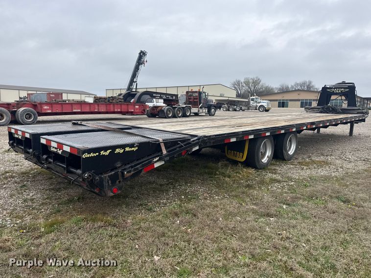 image for item DQ4369 2022 Gator Made 35+5 Gooseneck 30k equipment trailer
