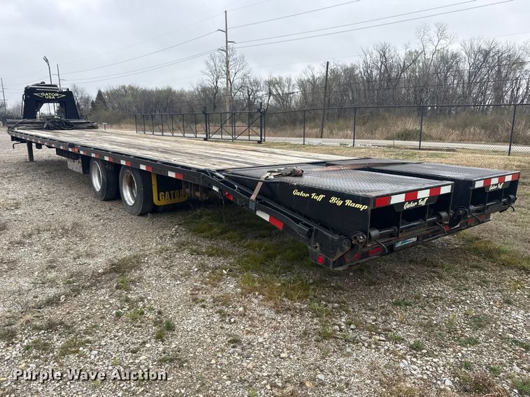 image for item DQ4369 2022 Gator Made 35+5 Gooseneck 30k equipment trailer