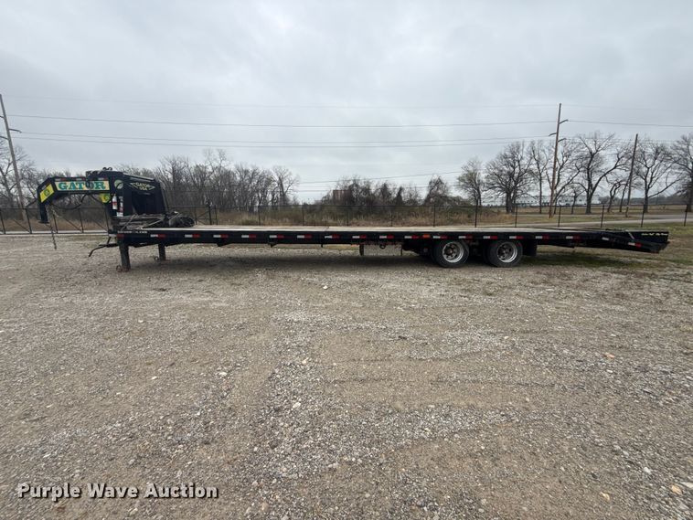 image for item DQ4369 2022 Gator Made 35+5 Gooseneck 30k equipment trailer