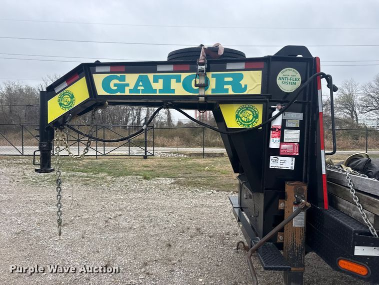 image for item DQ4369 2022 Gator Made 35+5 Gooseneck 30k equipment trailer