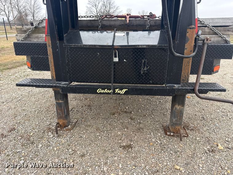 image for item DQ4369 2022 Gator Made 35+5 Gooseneck 30k equipment trailer