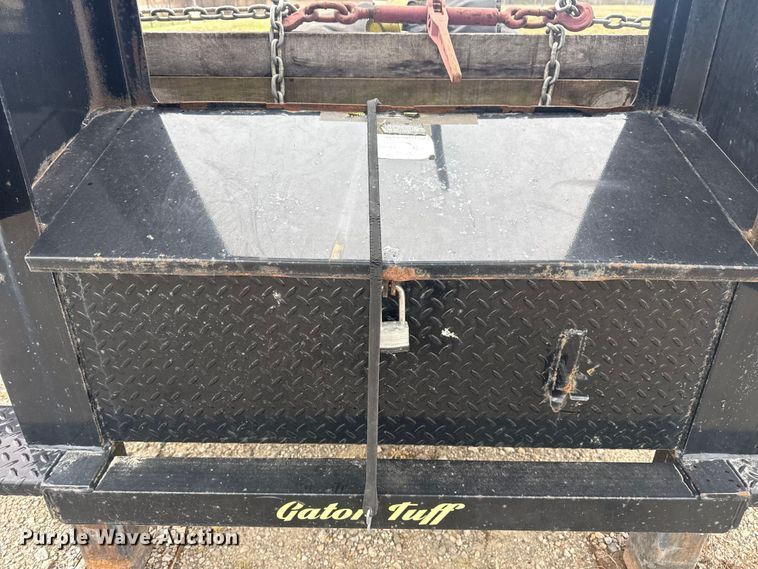 image for item DQ4369 2022 Gator Made 35+5 Gooseneck 30k equipment trailer