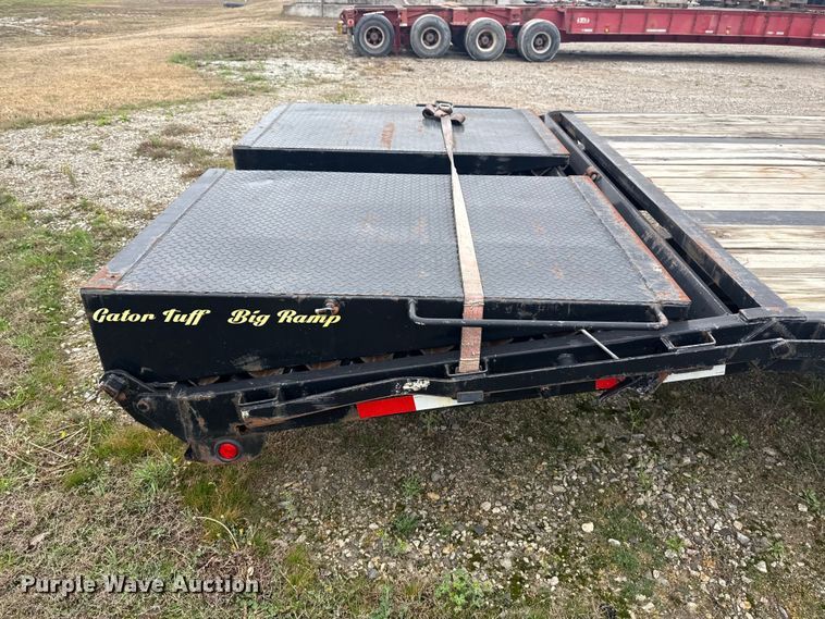 image for item DQ4369 2022 Gator Made 35+5 Gooseneck 30k equipment trailer