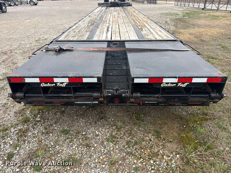 image for item DQ4369 2022 Gator Made 35+5 Gooseneck 30k equipment trailer
