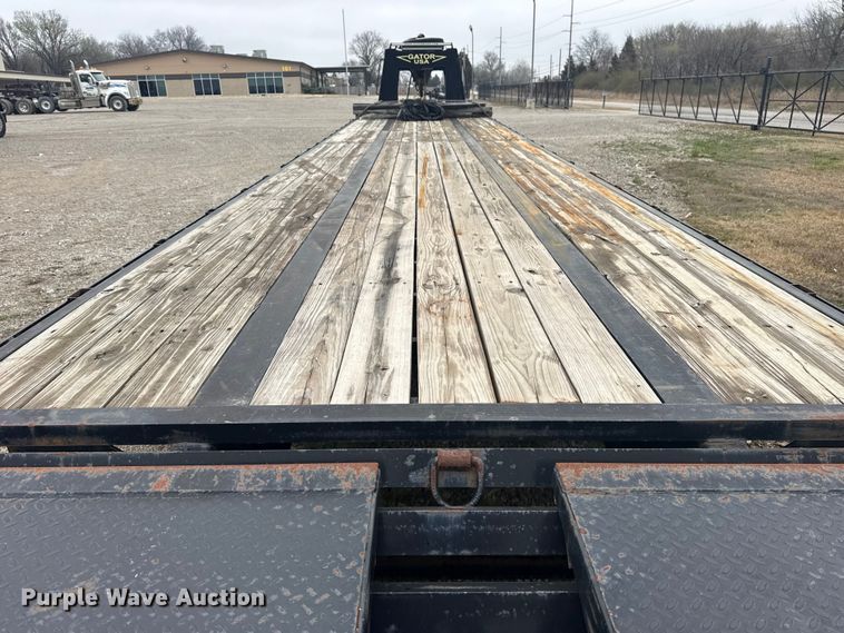 image for item DQ4369 2022 Gator Made 35+5 Gooseneck 30k equipment trailer