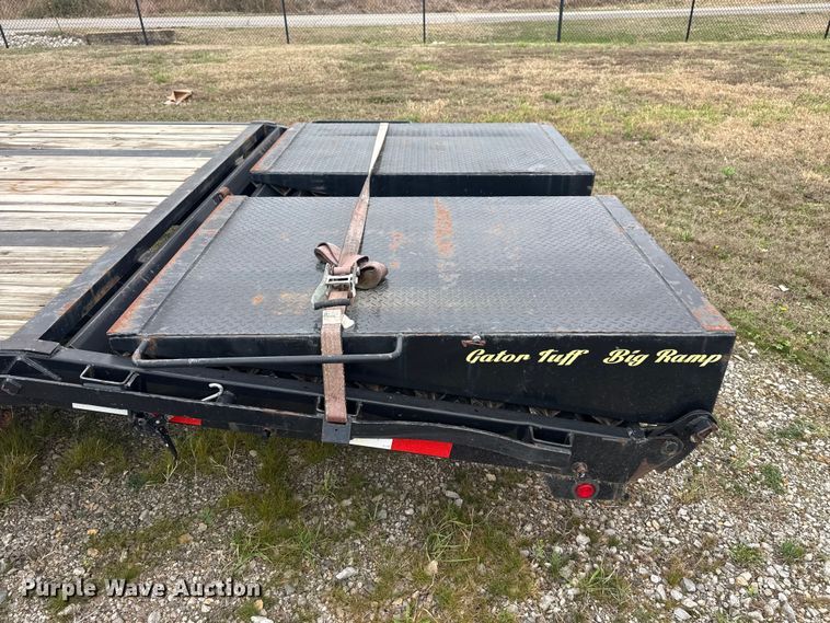 image for item DQ4369 2022 Gator Made 35+5 Gooseneck 30k equipment trailer