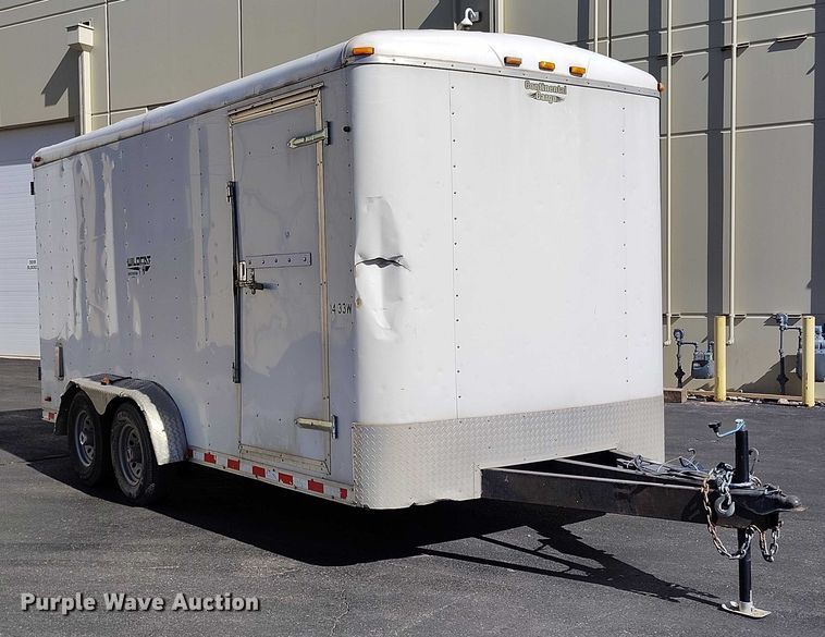 image for item DT0966 2014 Forest River enclosed cargo trailer