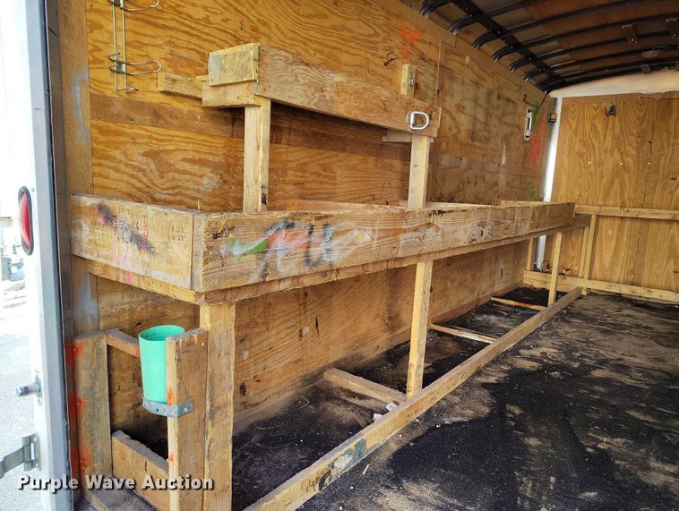 image for item DT0966 2014 Forest River enclosed cargo trailer