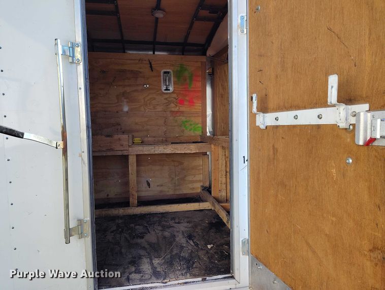 image for item DT0966 2014 Forest River enclosed cargo trailer