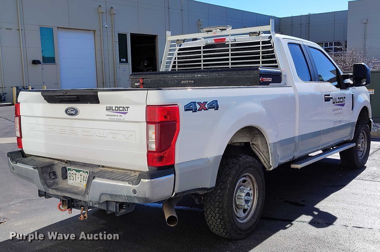 image for item DT0967 2021 Ford F250 Super Duty Ext. Cab pickup truck