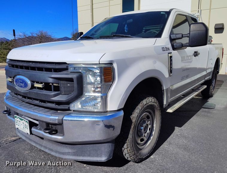 image for item DT0967 2021 Ford F250 Super Duty Ext. Cab pickup truck