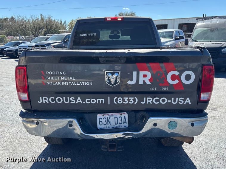 image for item DU0394 2018 RAM 2500 pickup truck